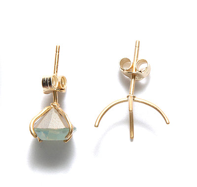 AM229-V: Amoracast GLD VERM Huggies Earrings 1PR