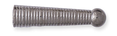 FI340-S: Bolo Tie Tips Nickel Plate - 12 Pieces