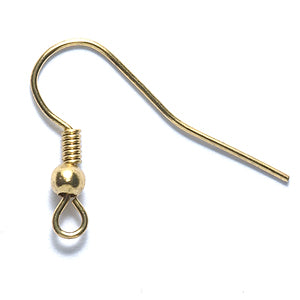 FI54-EAG: Earwire French Style Antique Gold 48PR