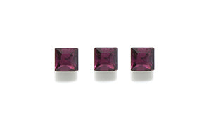 86RH298-3:  Xilion Square R/S Amethyst 3mm 12PC