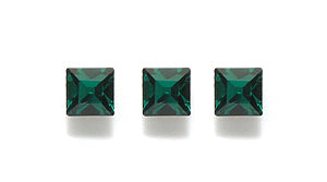 86RH287-4:  Xilion Square R/S Emerald 4mm