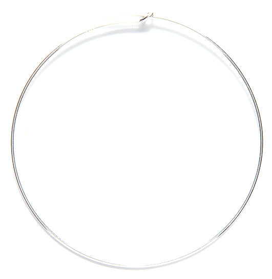 45FI56-SS: Earring Wire Hoop 45mm Sterling