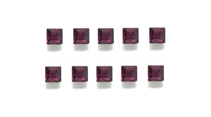 86RH298-2:  Xilion Square R/S Amethyst 2mm-24PC