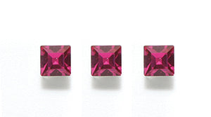 86RH295-4:  Xilion Square R/S Fuchsia 4mm-12PC