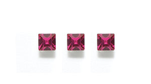 86RH295-3:  Xilion Square R/S Fuchsia 3mm-12PC