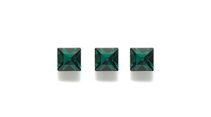 86RH287-3:  Xilion Square R/S Emerald 3mm-12PC