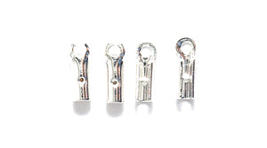 60FI812: Crimp Loop For Chain Bright Silver 1mm-24PC