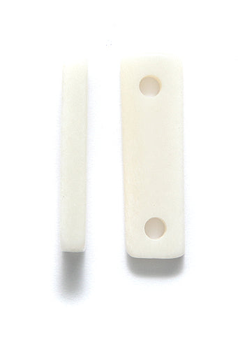 99LC112-2: 99LC112-2 Bone Choker Spacers 2 Hole 8x27mm 25PC