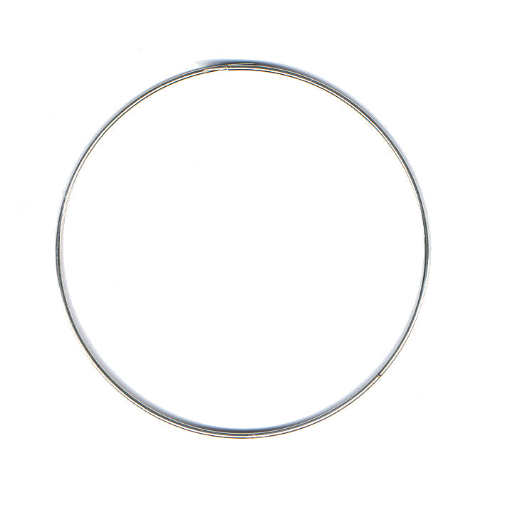 45FI56-ST: Earring Hoop Silver Plating 45mm 1.75 Inch - 6 Pairs