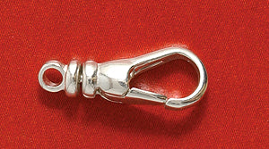 16FI641-SS: Clasp Push Swivel Sterling 16mm