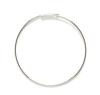 24FI56-S: Earring Hoop NCKL PLT 1 Inch-6PR