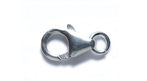 33FI144-SF: Clasp Lobster W/ Ring SFILL 6x11mm