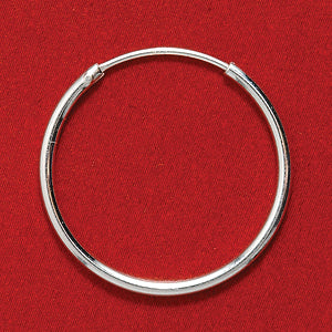 20FI55-SS: Earring Endless Hoop 20mm Sterling