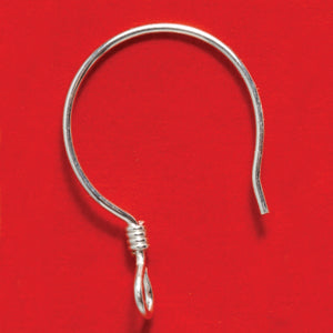 23FI33-SS: Ear Wire French Hoop 20ga SS 23mm