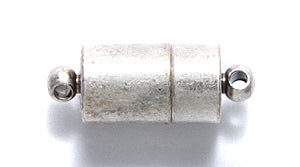 20FI154-AS: Magnetic Clasp Barrel ANT Silver 20mm-1SE