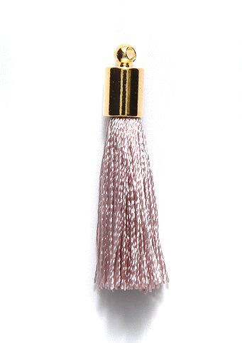 30TA193-G: Tassel Blush Thread Gold Cap 30mm 1PC