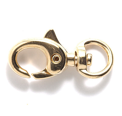 31FI647-G: Clasp Swivel Lobster Gold 12x33mm 1PC