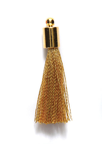 30TA154-G: Tassel Gold Thread Gold Cap 30mm 1PC