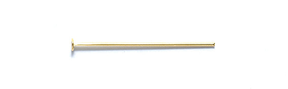 24FI61-GE: Head Pin Gold 25mm-25GM