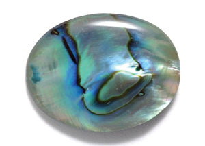 39AB558-CR: Oval Abalone Cabochon Natural 15x20mm-1PC