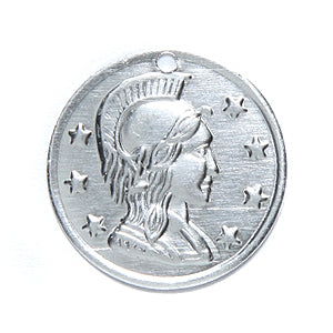 18FI708-S: Dancing Coin Aluminum Silver 3/4 Inch-18PC