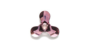 28CT591-8:  Molecule Lochrosen Antique Pink 8mm 2PC