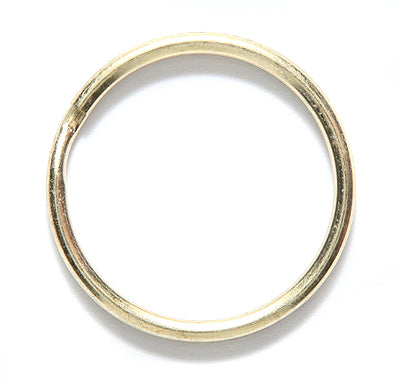 28FI219-G: Split Ring Gold 28mm 250PC