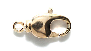 17FI647-G: Clasp Swivel Lobster 9x17 GLD PLT 12PC