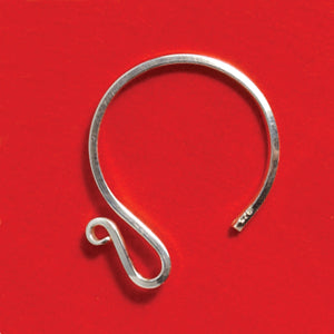 18FI33-SS: Ear Wire French Hoop 20GA SS 18mm