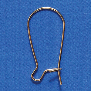 22FI50-GF: Earwire Kidney 14KT GoldFill .66x22mm