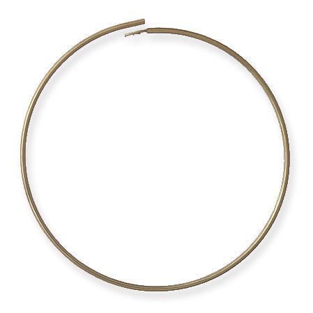 30FI56-G: Earring Hoop Gold Plate 30mm - 25 Pairs