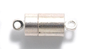 20FI154-S: Magnetic Clasp Barrel Silver 20mm-1SE