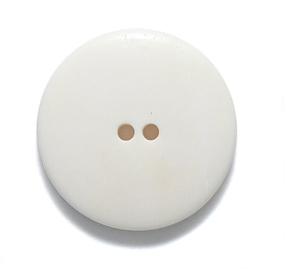 24BN114-BU: Bone WHT Button 24mm 2HOLE - 10PC