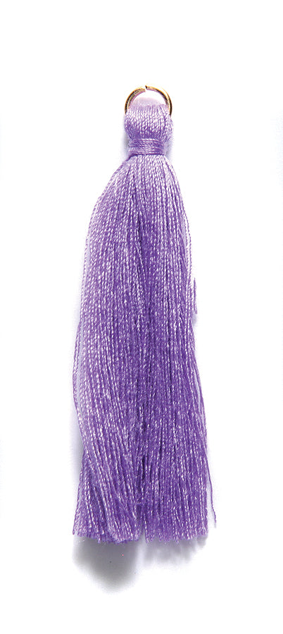 2TA197-PC: Poly Cotton Tassel 2.25 Inch Purple 10 Piece - Package