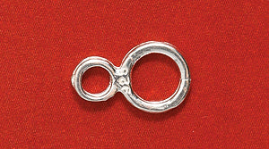 12FI40-SS: Connector Figure 8 Sterling 12mm 1 Piece