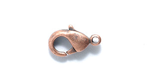 10FI544-AC: Clasp Lobster ANT Copper 5x9.5mm-18PC