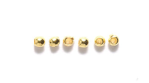 1FI160-G: Crimp Bead Smooth Gold 2mm Avg 144PC