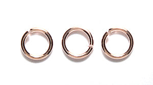 6FI221-RG: Jump Ring 5.5 21ga 116p/7GM Rose Gold PLT-7GM