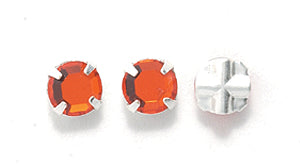 5RH234: Preciosa Rosemontee Orange Silver 5mm-144PC