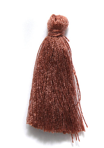 1TA153-C: Cotton Tassel Light Brown 1 Inch 20 Piece 1 Package