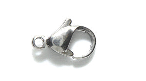 12FI644-SN: Stainless Steel Clasp Lobster 12x7mm 12PC