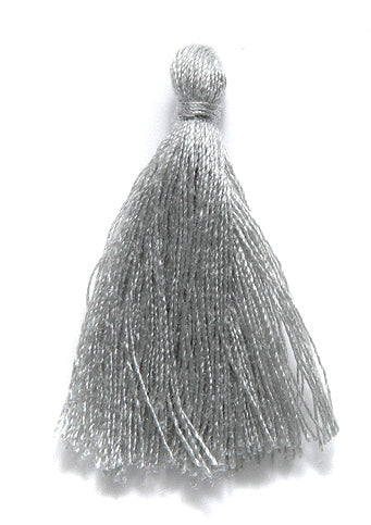 1TA107-C: Cotton Tassel Dark Gray 1 Inch 20 Piece 1 Package