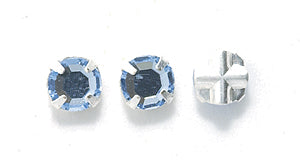 5RH272R: Preciosa Rosemontee LT Sapphire Silver 5mm-24PC