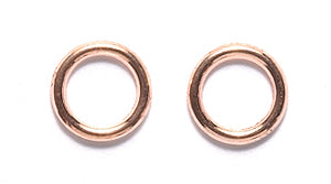 8FI891-C: Solid Jump Ring CPPR 8mm 18GA 24PC