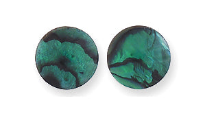 8AB584-C: Abalone Cabochon Green 8mm