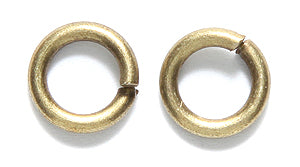 10FI220-AB: Jump Ring ANT Brass 13GA 10mm 10PC/5GM