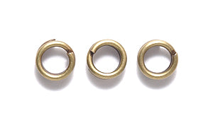 5FI210-AB: Split Ring ANT Brass 5mm 70PC/7GM