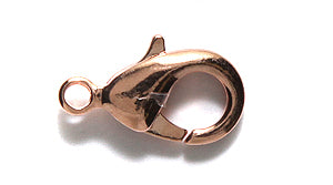 15FI644-RG: Clasp Lobster Rose Gold PLT 15x9mm 12PC