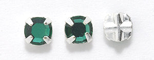 5RH287R: Preciosa Viva Rosemontee Emerald 5mm-24PC