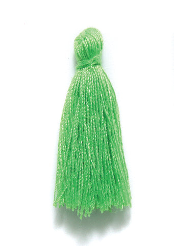 1TA184-C: Cotton Tassel Grass Green 1 Inch 20 Piece 1 Package